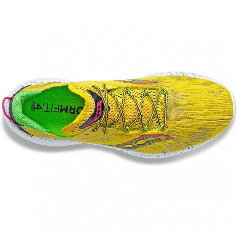 Yellow Saucony Kinvara 14 Women's Running Shoes | PHILIPPINES-TGW