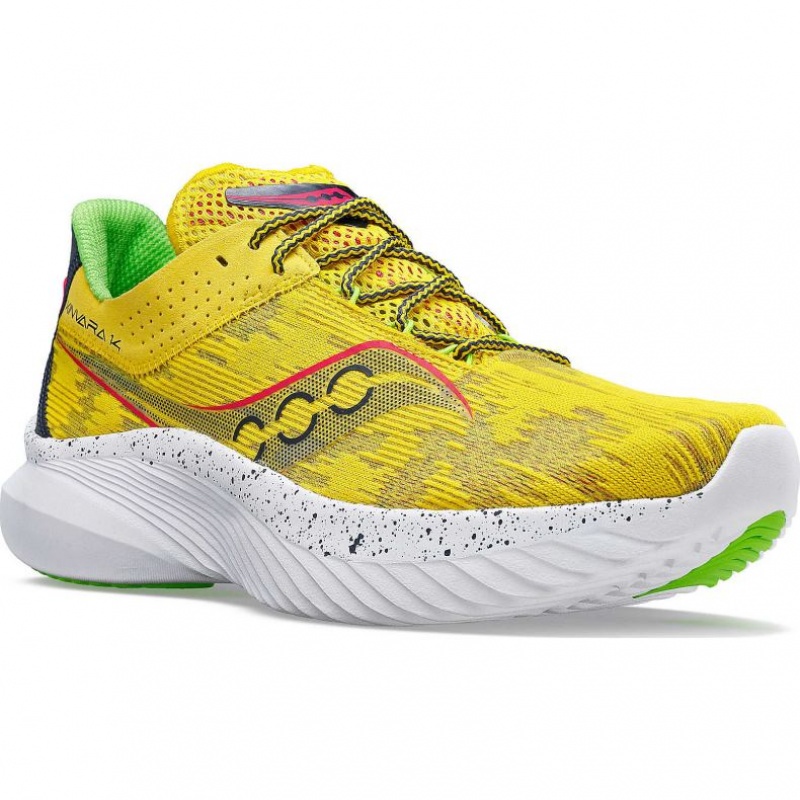 Yellow Saucony Kinvara 14 Women's Running Shoes | PHILIPPINES-TGW