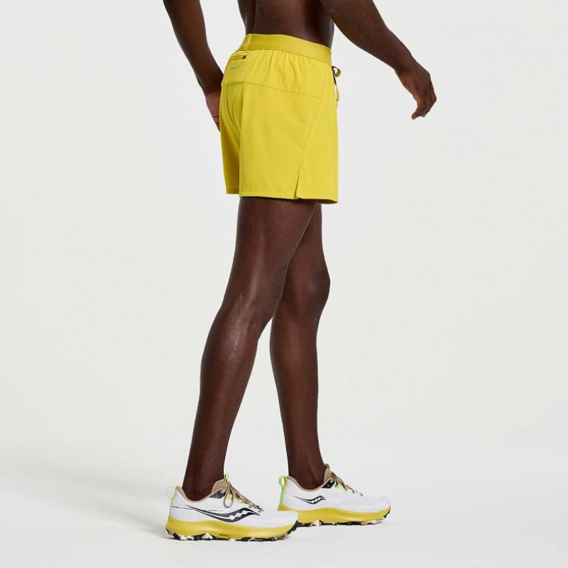 Yellow Saucony Outpace 3