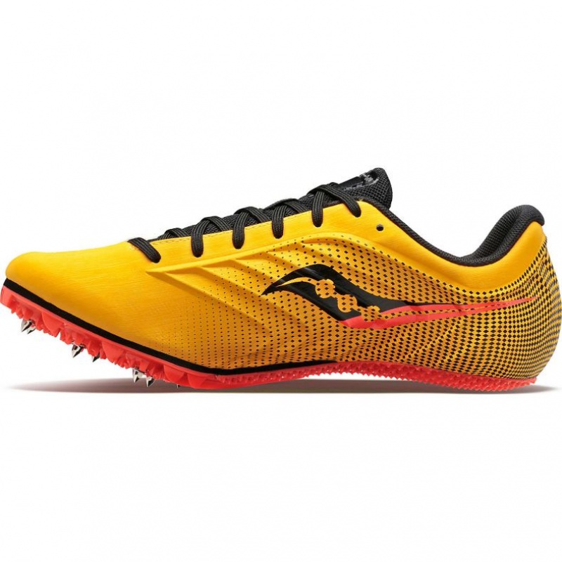 Yellow Saucony Spitfire 5 Men's Spikes | PHILIPPINES-RTP