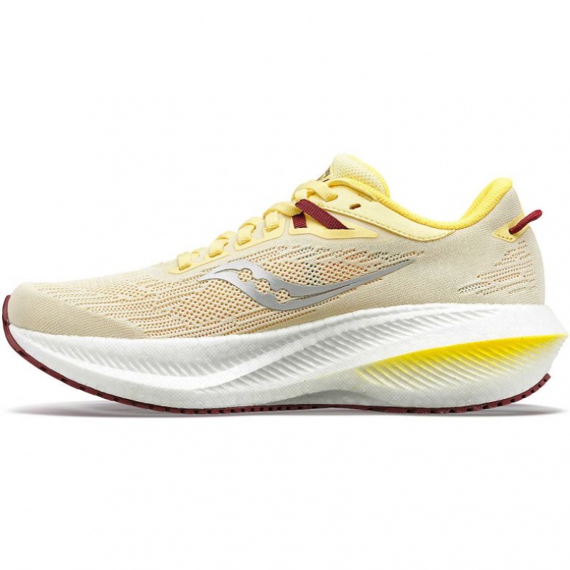 Yellow Saucony Triumph 21 Women's Running Shoes | PHILIPPINES-PGM