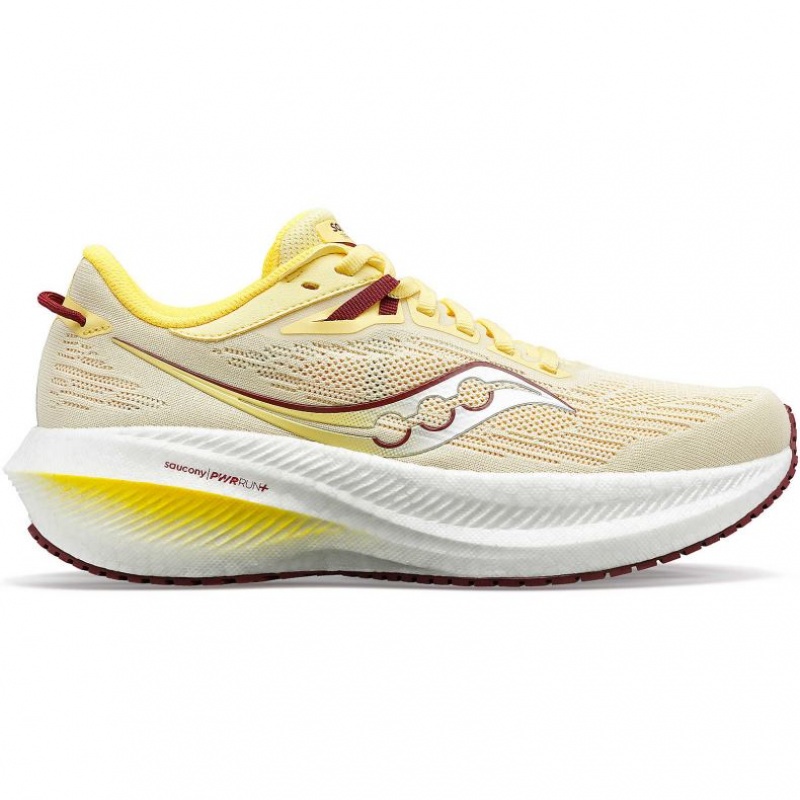 Yellow Saucony Triumph 21 Women\'s Running Shoes | PHILIPPINES-PGM